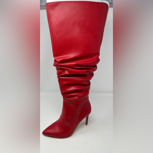 INC International Concepts Shoes Inc Womens Iyonna Overtheknee Slouch Boots Red Womens 9 M